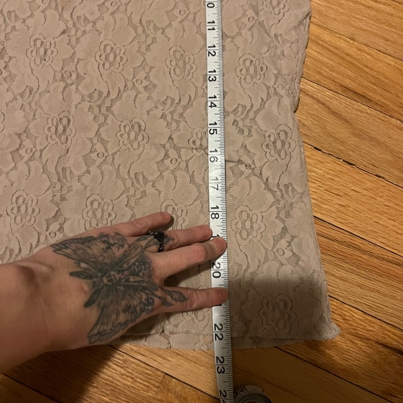 Stephanie Andrews boho mesh floral top - Picture 4 of 5